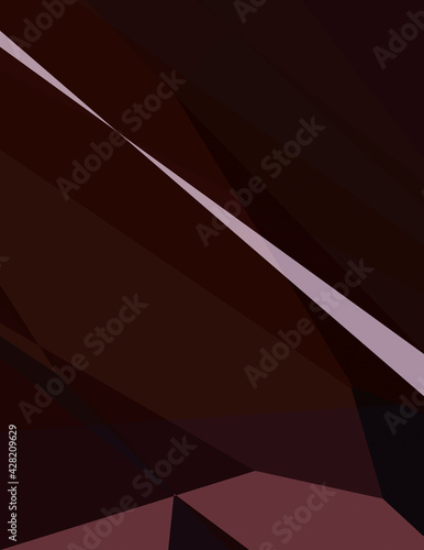 Trendy geometric abstract background in minimalistic flat style with dynamic composition. © Hybrid Graphics