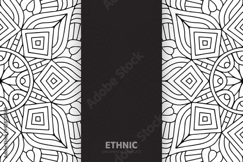 Vector islamic background with mandala