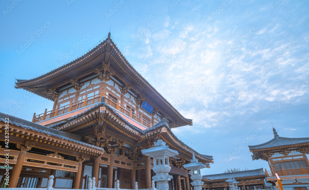 Qinglong Temple of Buddhism in Xi'an, ancient capital of China Qinglong Temple of Buddhism in Xi'an, ancient capital of China