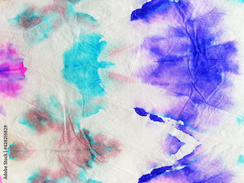 Obraz premium Aquarelle Ornament. Unusual Peel. Futuristic