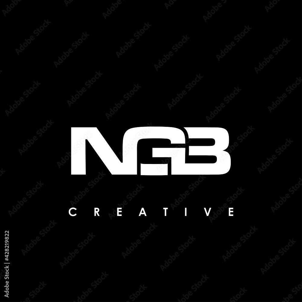 NGB Letter Initial Logo Design Template Vector Illustration