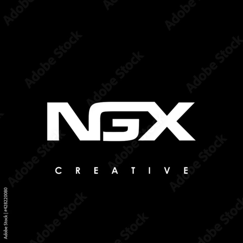 NGX Letter Initial Logo Design Template Vector Illustration photo