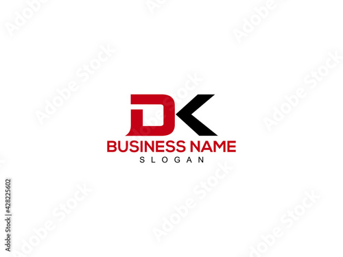 DK Letter Logo, dk logo icon vector