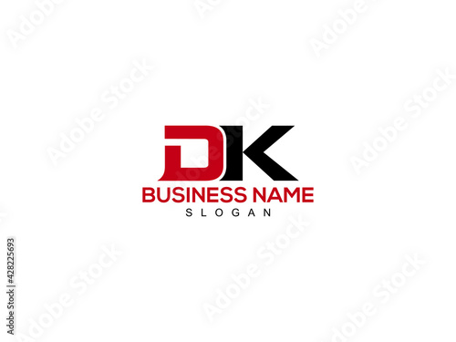 DK Letter Logo, dk logo icon vector for business