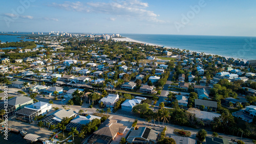 view from Fort Myers beach in Florida