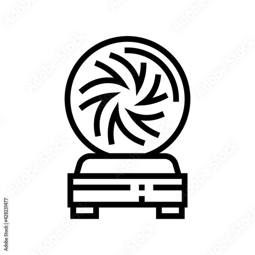 ball astrological line icon vector. ball astrological sign. isolated contour symbol black illustration