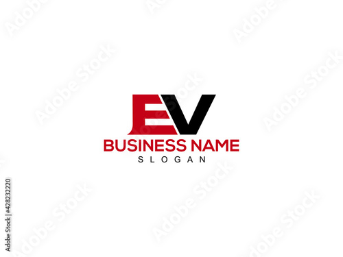 EV Letter Logo, ev logo icon vector for business