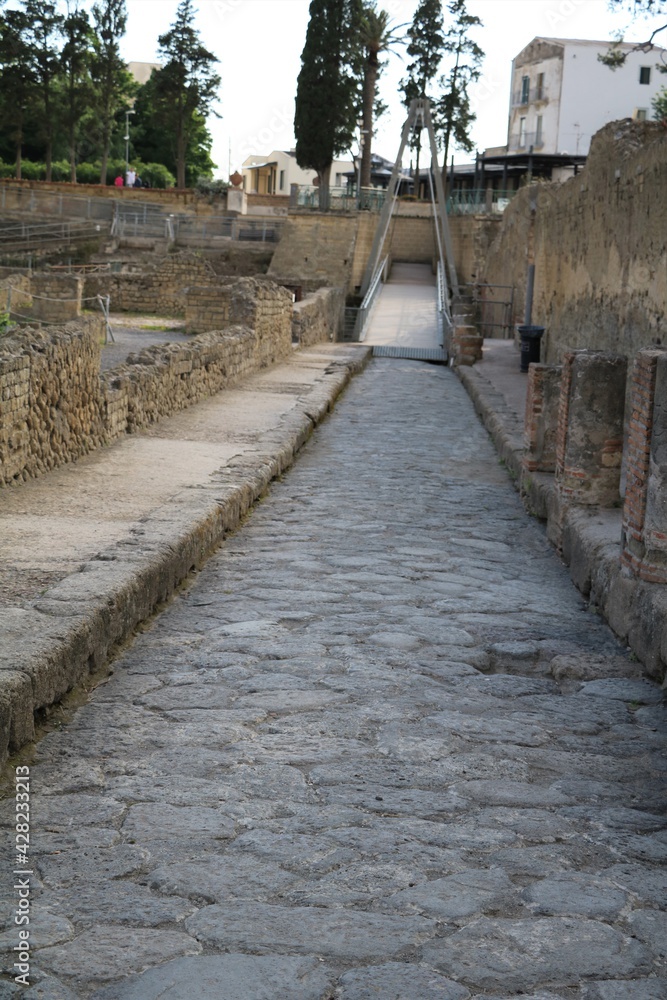 Ancient city of Herculaneum, Italy