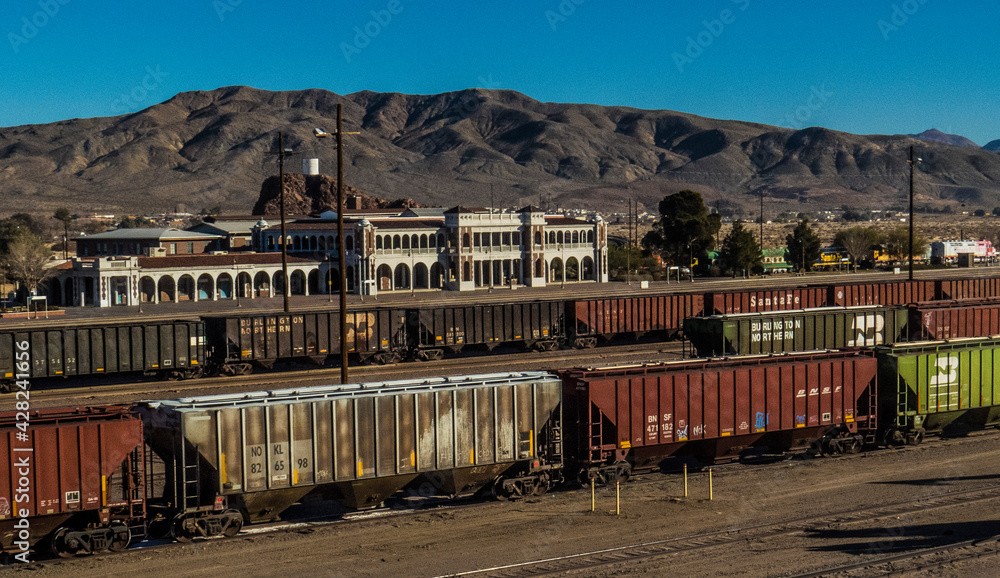 Historic Harvey House Train Depot 1911 in Barstow California Historic Harvey House Train Depot 1911 in Barstow California