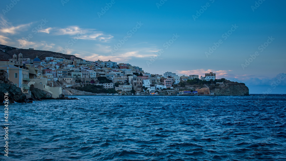 A windy afternoon from Syros island in June 2018. A windy afternoon from Syros island in June 2018.