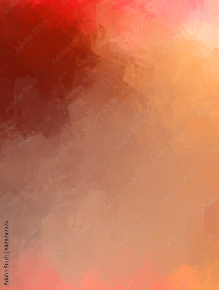 Brushed Painted Abstract Background. Brush stroked painting. Strokes of paint. 2D Illustration.