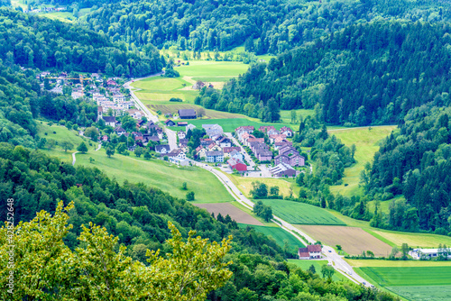 Zurich suburbs  swiss villages overlook from Uetliberg