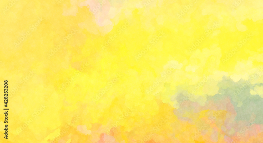 Fototapeta premium Watercolor painted background. Abstract Illustration wallpaper. Brush stroked painting. 2D Illustration.