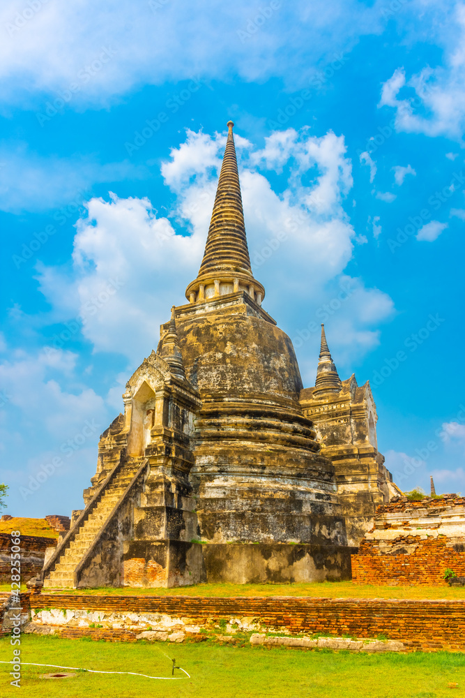 Fototapeta premium Ruins of Ayutthaya Temples, Thailand
