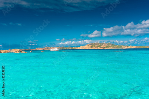 Fototapeta Naklejka Na Ścianę i Meble -  Amazing crystal clear waters of Maddalena Archipelago, Sardinia Italy