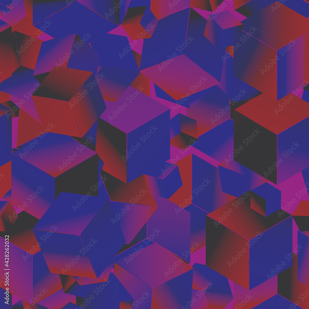 Abstract cubes background. Noise structure with cubes Abstract cubes background. Noise structure with cubes
