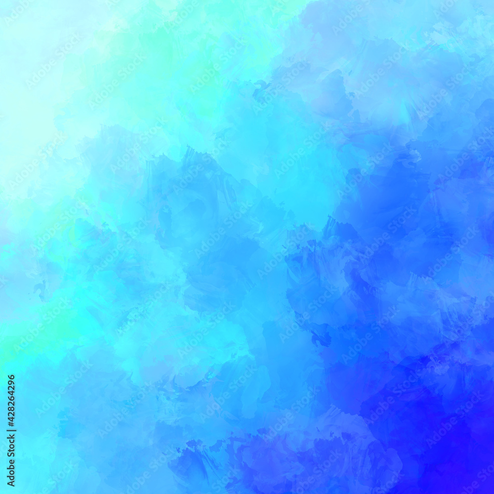 Fototapeta Strokes of paint. 2D Illustration. Brushed Painted Abstract Background. Brush stroked painting. Modern art.