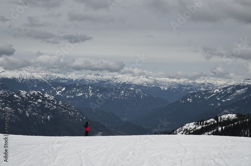 Scenic view from the top of Black comb mountains in Whistler,BC, Canada © Rajesh