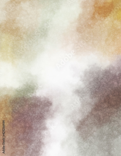 Watercolor painted background. Abstract Illustration wallpaper. Brush stroked painting. 2D Illustration.