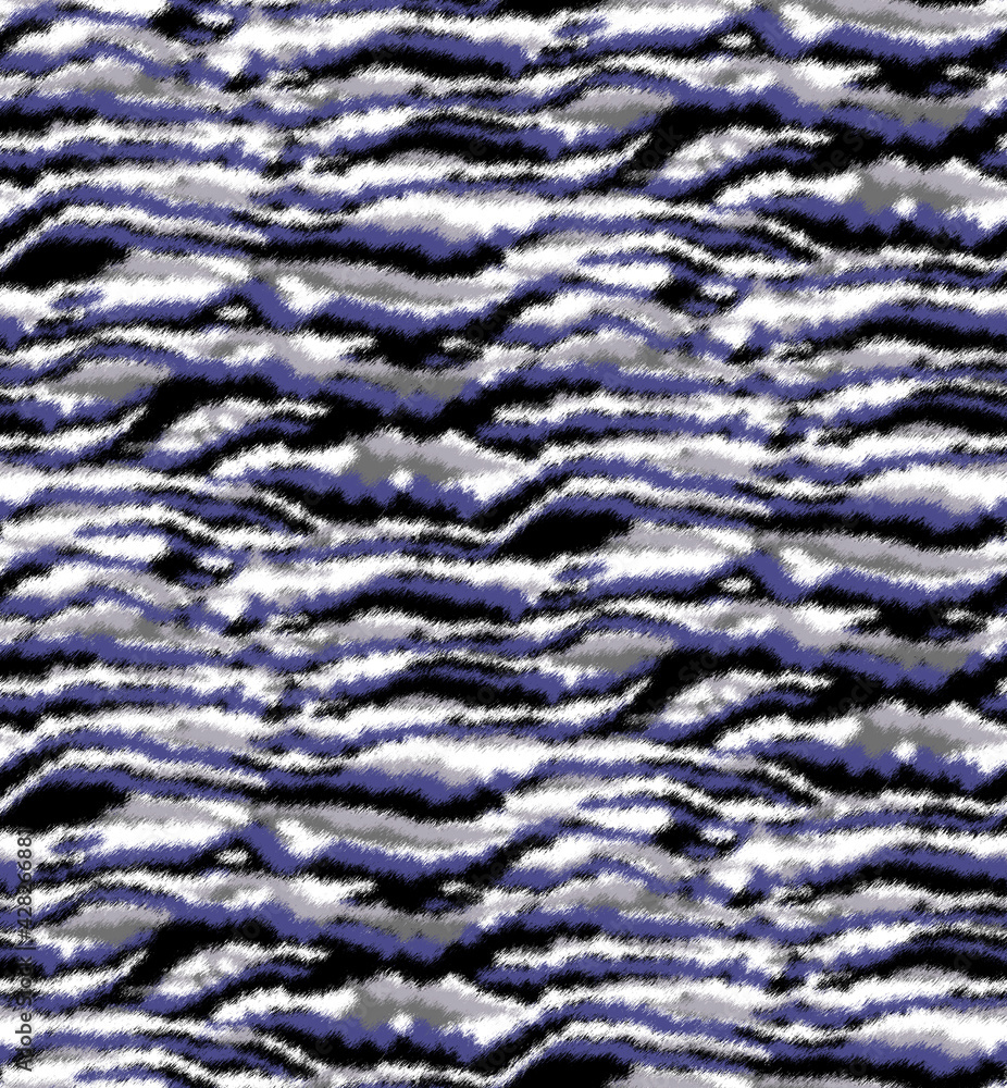 Seamless animal ikat zebra pattern. Seamless animal ikat zebra pattern.