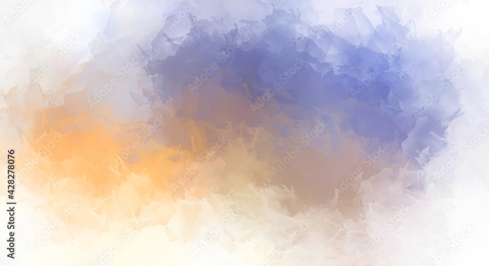 Obraz premium Abstract background of colorful brush strokes. Brushed vibrant wallpaper. Painted artistic creation. Unique and creative illustration.