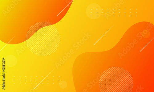 abstract geometric background with orange color