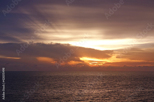 Beautiful sunrise on the sea  © Yidong