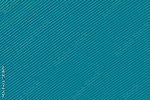 Abstract blurred turquoise background with diagonal lines