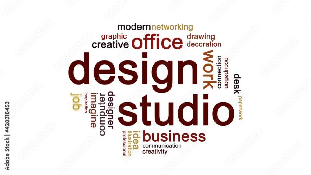 Design Studio Animated Word Cloud;Text Design Animation. Design Studio Animated Word Cloud;Text Design Animation.