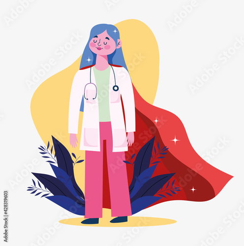 super doctor woman