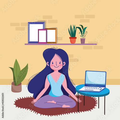yoga at home