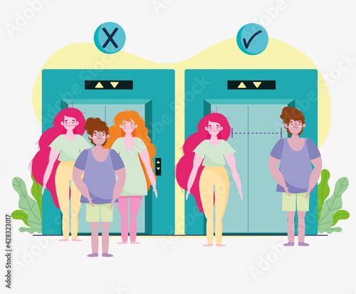social distancing public places