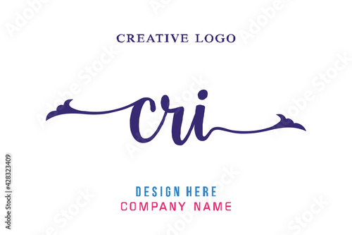 CRI lettering logo is simple, easy to understand and authoritative