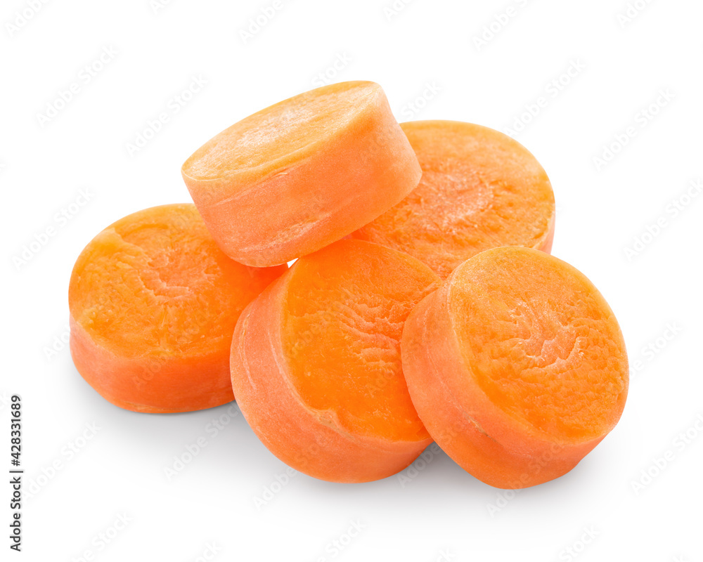 Slices of carrot Slices of carrot
