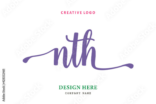 NTH lettering logo is simple, easy to understand and authoritative