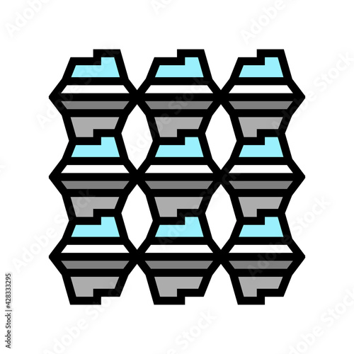 process aluminium production color icon vector. process aluminium production sign. isolated symbol illustration