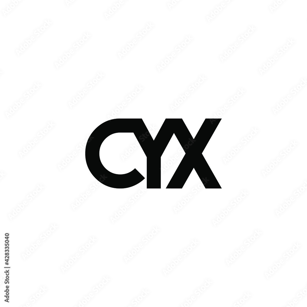 cyx letter original monogram logo design cyx letter original monogram logo design