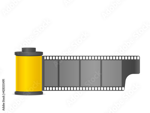 Camera photo film container