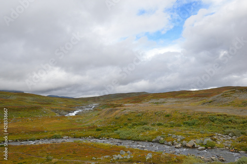 Auf der Wildnisstraße (schwedisch Vildmarksvägen) entlang der Schwedisch-Norwegischen Grenze photo