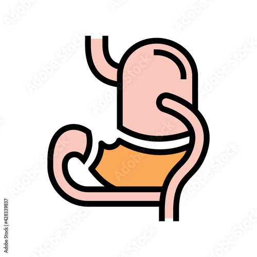 bdp bariatric color icon vector. bdp bariatric sign. isolated symbol illustration