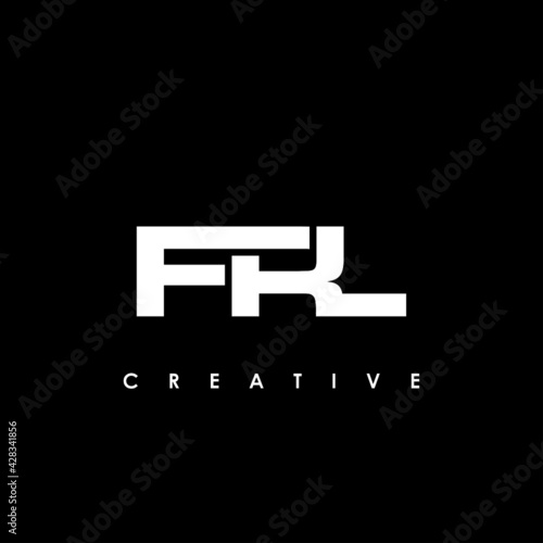 FRL Letter Initial Logo Design Template Vector Illustration