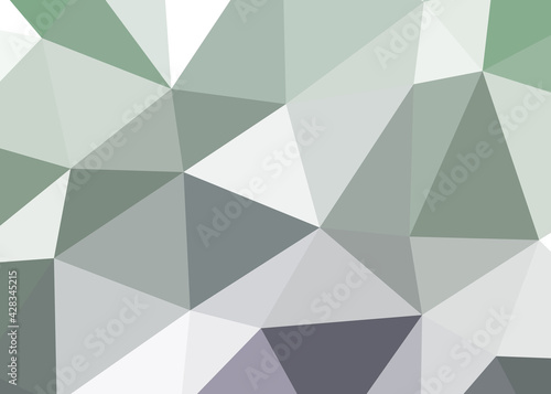 Abstract color Low-Polygones Generative Art background illustration © vector_master