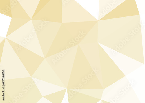 Abstract color Low-Polygones Generative Art background illustration