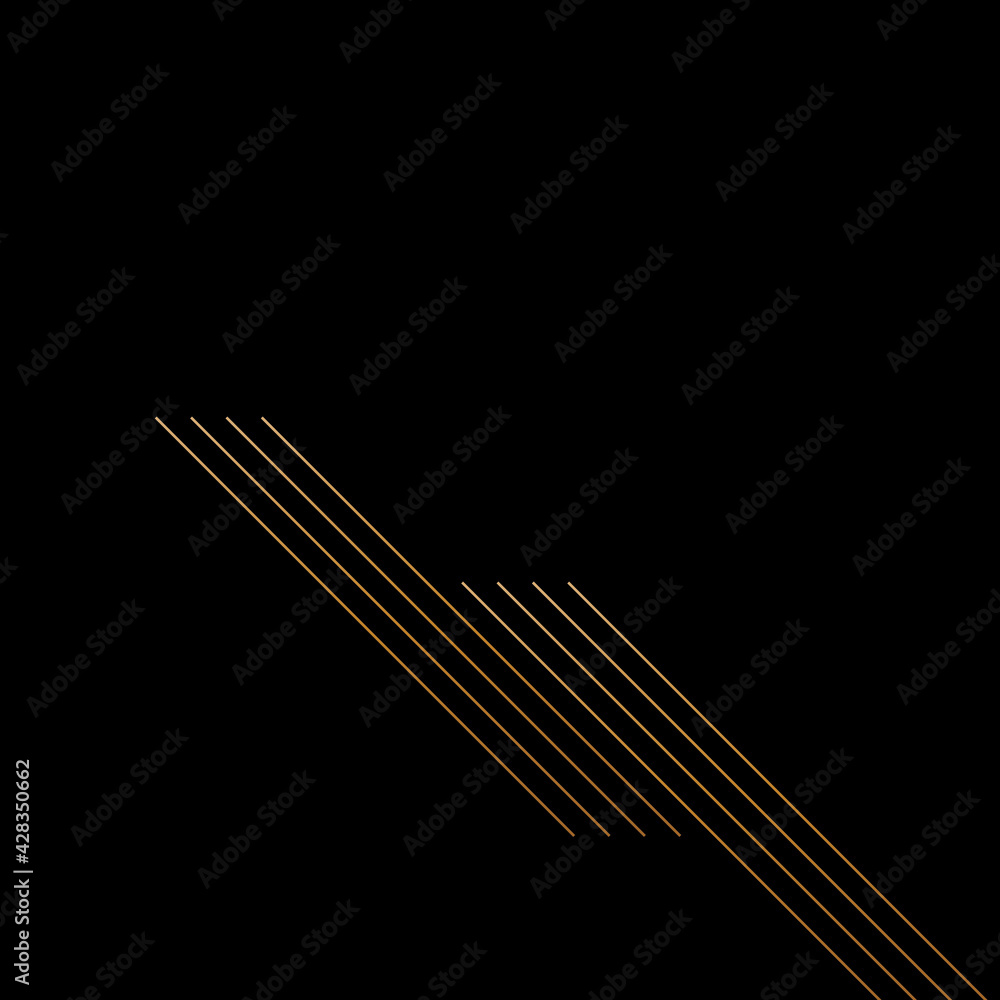 Geometric of stripe pattern. Design futuristic lines gold on black background. Design print for illustration, texture, textile, wallpaper, background. Set 5 Geometric of stripe pattern. Design futuristic lines gold on black background. Design print for illustration, texture, textile, wallpaper, background. Set 5