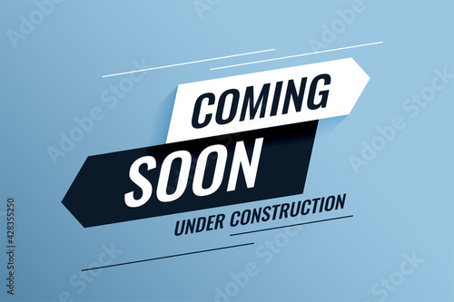 coming soon under construction background design