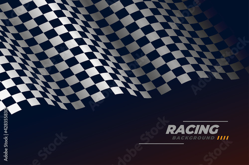sports racing checkered flag background