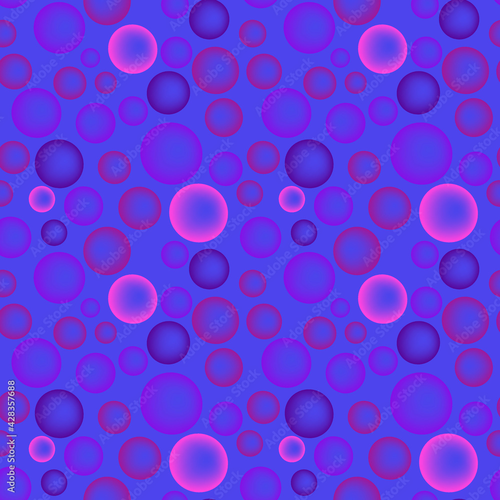 Seamless texture, pattern on a square background - colored glass balls or soap bubbles. Design for a website or blog, textiles, wallpaper, packaging. Seamless texture, pattern on a square background - colored glass balls or soap bubbles. Design for a website or blog, textiles, wallpaper, packaging.