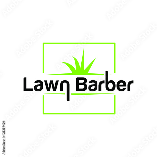 Illustration Vector graphic of lawn service logo