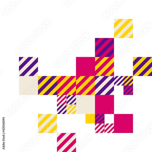 Colorful modern abstract decorative texture design