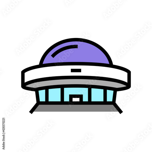 construction planetarium color icon vector. construction planetarium sign. isolated symbol illustration